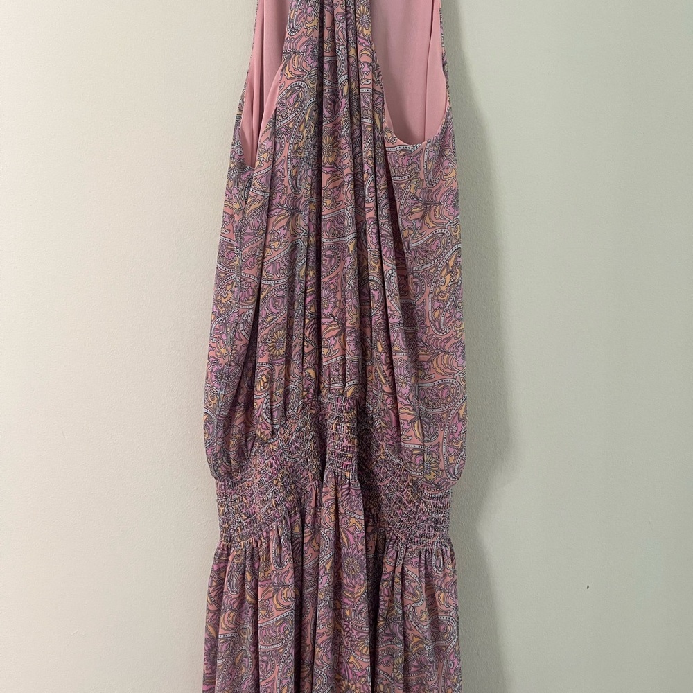 Ramy Brooks woman’s Elegant Halter Neck Paisley Dress - Picture 7 of 13